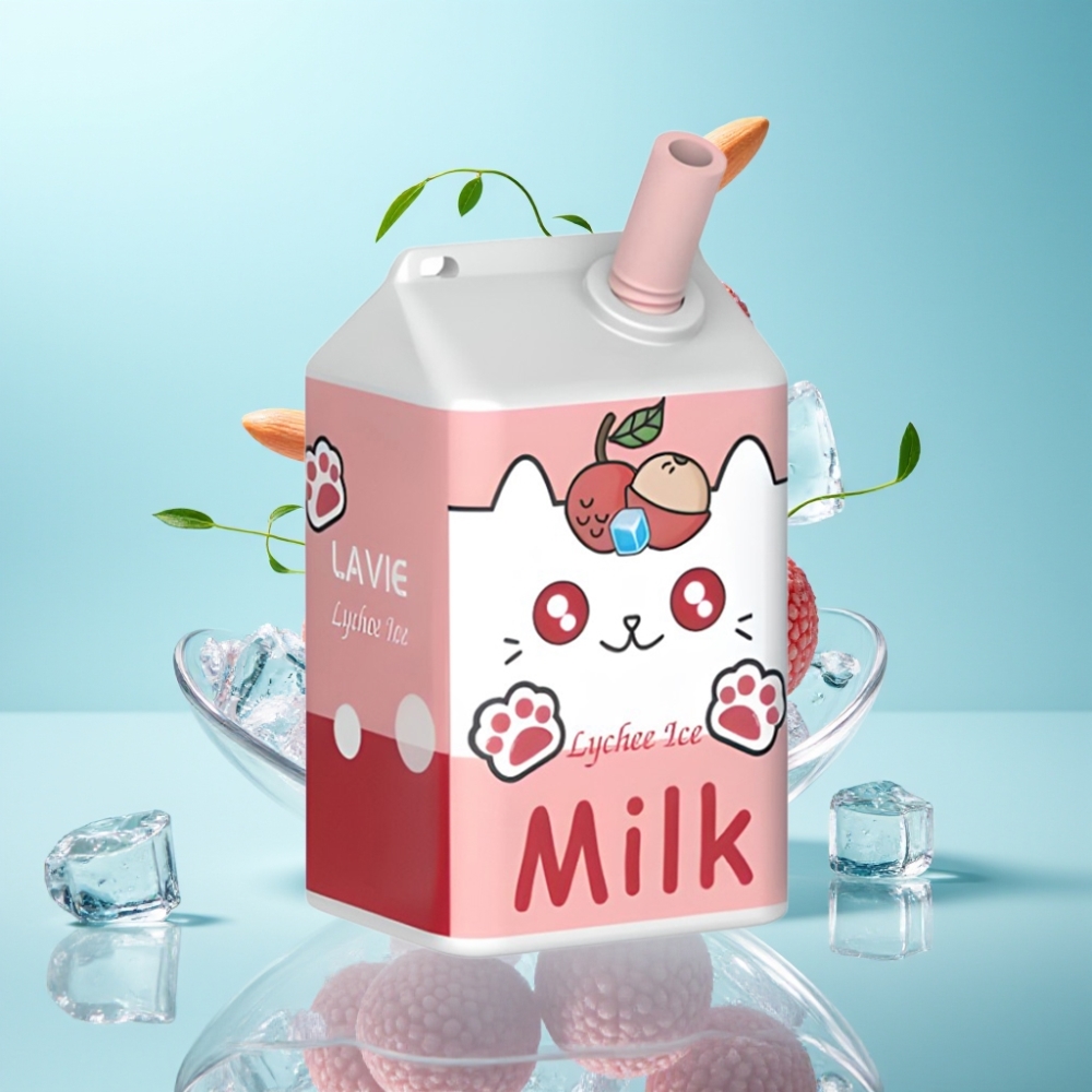 LAVIE Milk 7000 Puffs Disposable Vape – Lychee Ice | 16ML | 600mAh